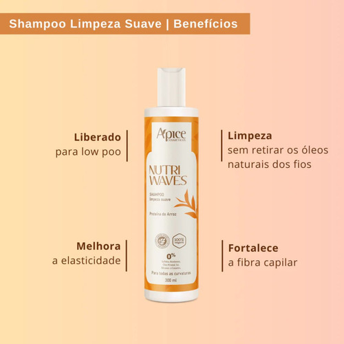 Kit Capilar Nutri Waves Apice Ondulados 04 Itens
