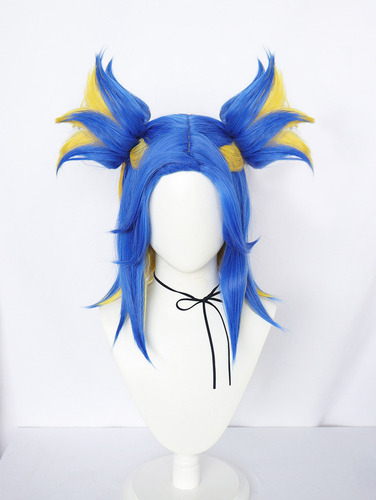 Peruca Cosplay Anime Valorant Neon