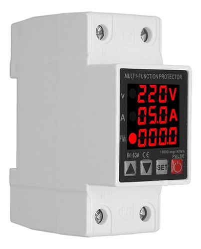 Protector De Corriente Ajustable Con 3 Pantallas Intelligent