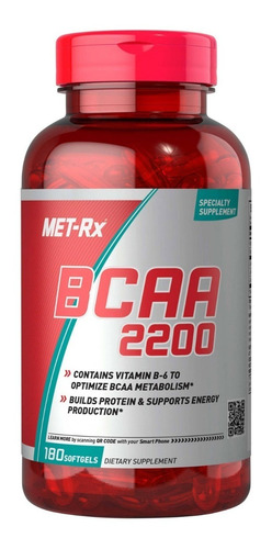 Bcaa 2200 Met-rx X180 Softgel - Aminoacidos, Proteina