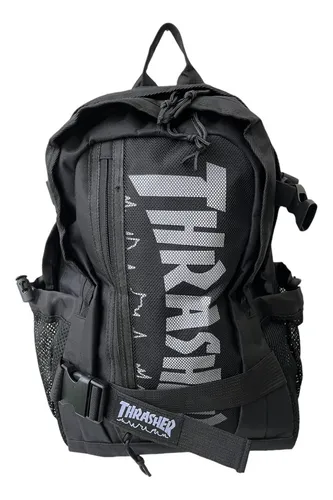 Mochila Estilo Backpack Unisex Marca Thrasher Skateboarding Street