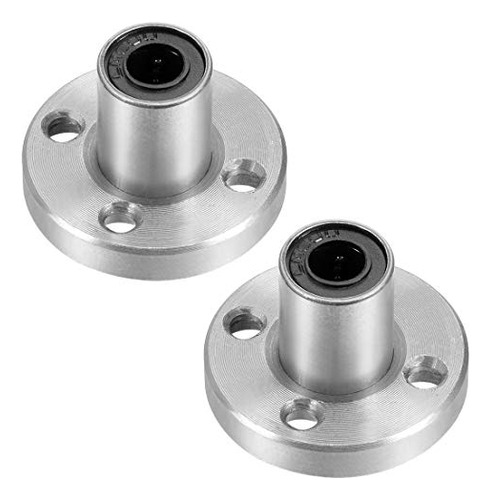 Rodamientos Lineales De Bolas Lm6uu Con Brida, 6mm De Dimetr