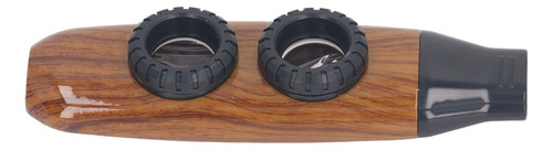 Instrumento De Sopro Musical Ajustável Dual Kazoo Flute Hole