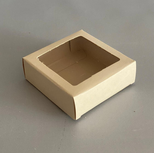 Caja Packaging Pasteleria Cookie Wincopack 8.5x8.5x3cm X20u Beige