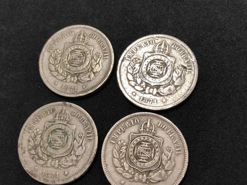 Moedas Antigas 100 Réis 1971 Império Do Brasil