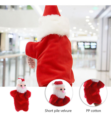 2 Muñecos De Dibujos Animados De Papá Noel, Marioneta Adorab
