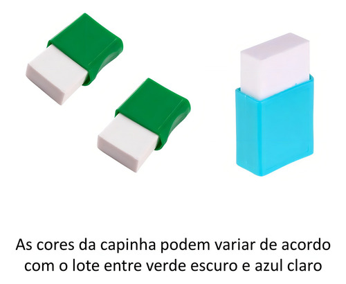 Borracha Branca Boa C/ Capa Macia Não Macha Atacado C/ 24 Un