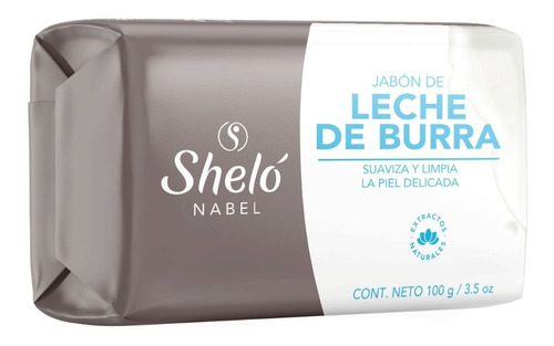 3 Piezas Jabón De Leche De Burra Sheló Nabel Unifica Tono