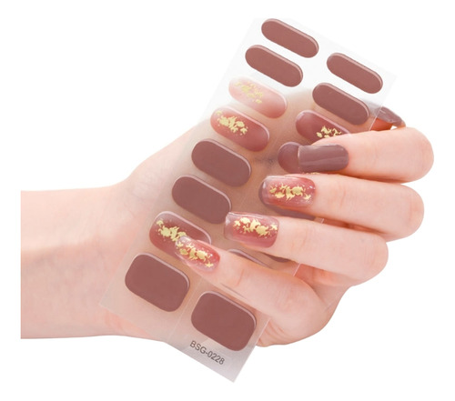 Pegatinas De Esmalte De Uñas De Gel Curado (bsg228), Diseño