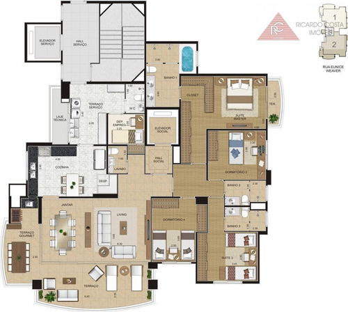 Imagem 30 de 30 de Apartamento Com 3 Dormitórios À Venda, 180 M² Por R$ 1.700.000,00 - Jardim Anália Franco - São Paulo/sp - Ap3468