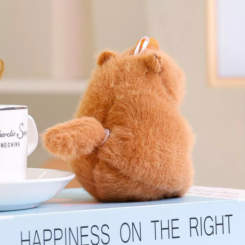 Muñeco Capibara, Juguete De Peluche, Mochila Colgante, Cola