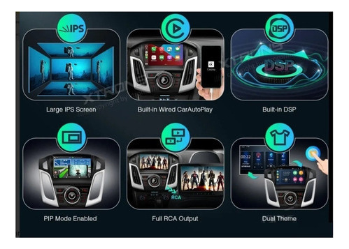 Ford Focus Sync Android Carplay 2012-2016 Gps Wifi Estereo