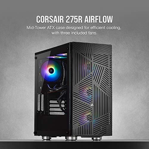 Caja Gabinete Gamer Corsair 275r Airflow Ventilador Cooler