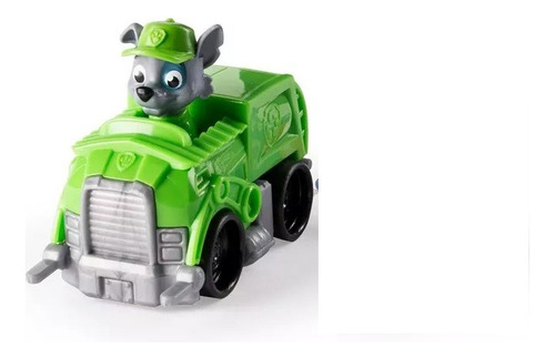 Paw Patrol Rocky Vehículo Cachorro C/ Ruedas 6cm Original 