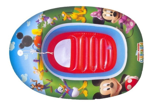 Imagen 5 de 10 de Barco Bote Inflable Flotador Para Pileta Mickey Agua Bestway
