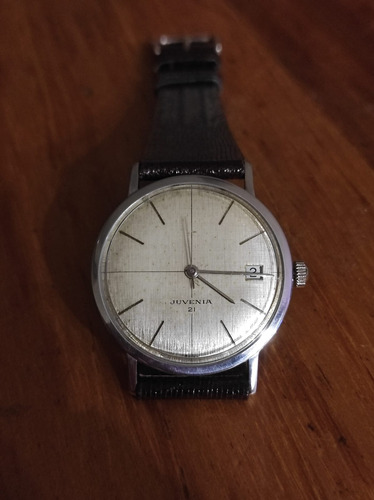 Reloj Juvenia 21 Slimatic - Automatic - Swiss Coleccion Marrón Oscuro Plateado Champagne (Usado)