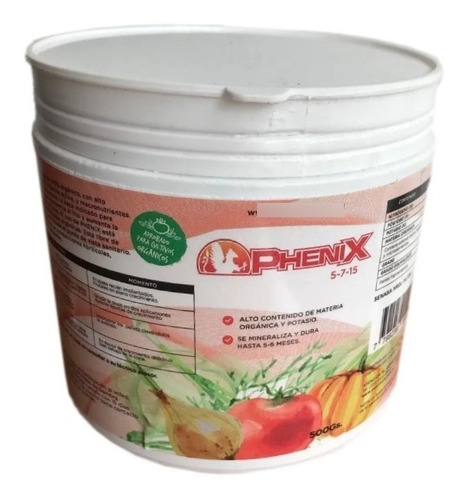 Phenix Fertilizante 100% Orgánico 500 Gr. / Italpollina