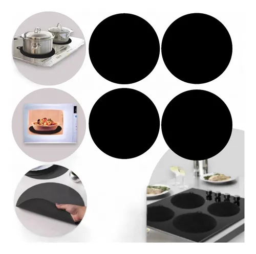 comprar 4x Tapete Silicone Almofada Protetora Fogão Indução Cooktop
