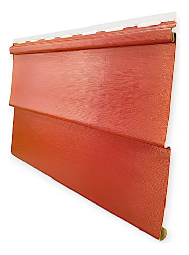 Siding Pvc Rojo Caja 24 Uni - 3,80x0,20mts - Rinde 18,24 M2