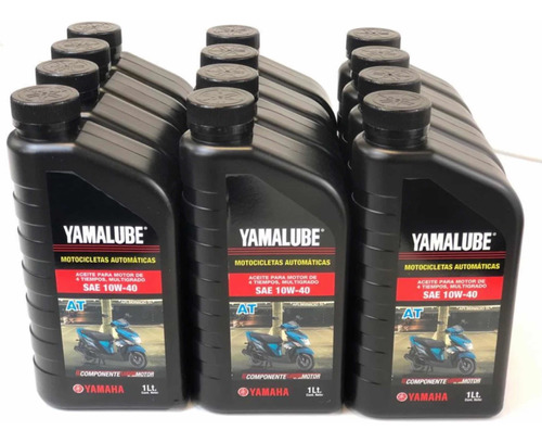 Caja Aceite Yamalube 10w-40 Mineral P/motos Automaticas 12lt