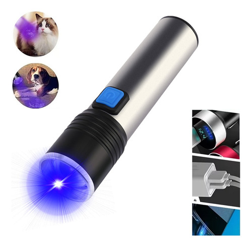 Linterna Con De Uv Nm 395 Ultravioleta Linterna Zoom De