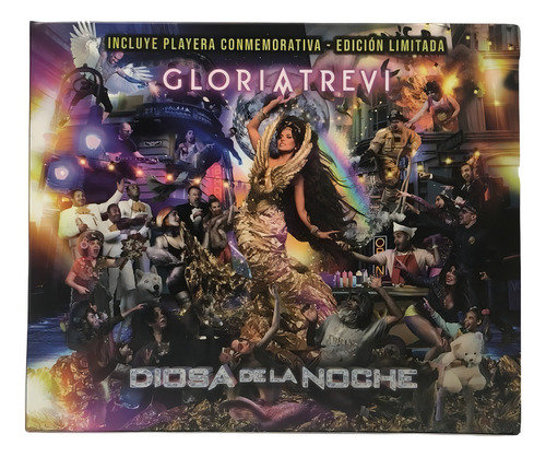 Gloria Trevi - Diosa De La Noche - Boxset Disco Cd + Playera