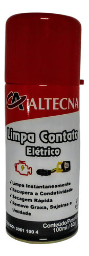 Limpa Contato Elétrico Eletrônico Spray 100ml-altecna