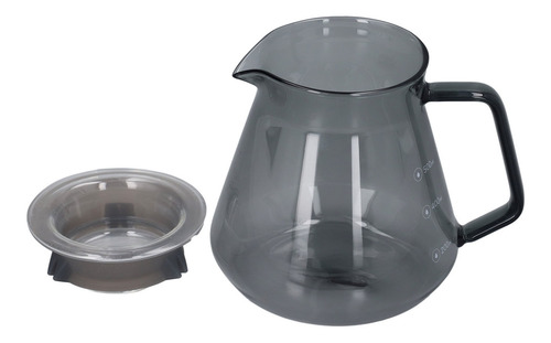 Cafetera De Vidrio De Borosilicato De Alto Contenido Gris Ga