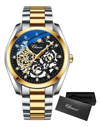 Relojes Mecánicos Huecos Con Fase Lunar Chenxi Cx-8811