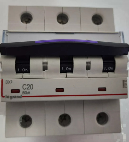 Interruptor Automatico 3p 20a Curva C 50ka 410162 Legrand