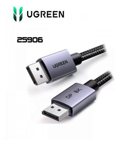Cable Displayport V1.4 8k@60hz/4k/2k@240hz 3mts Ugreen 25906