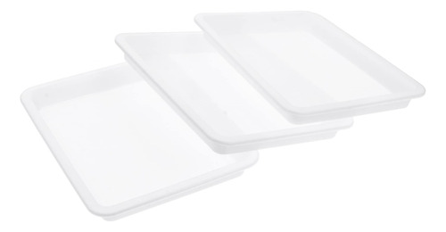 Iplusmile Bandeja Rectangular Para Servir (3 Unidae Plastico