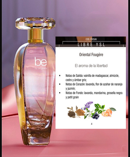 Perfume Inspiración Libre Ysl Biogreen