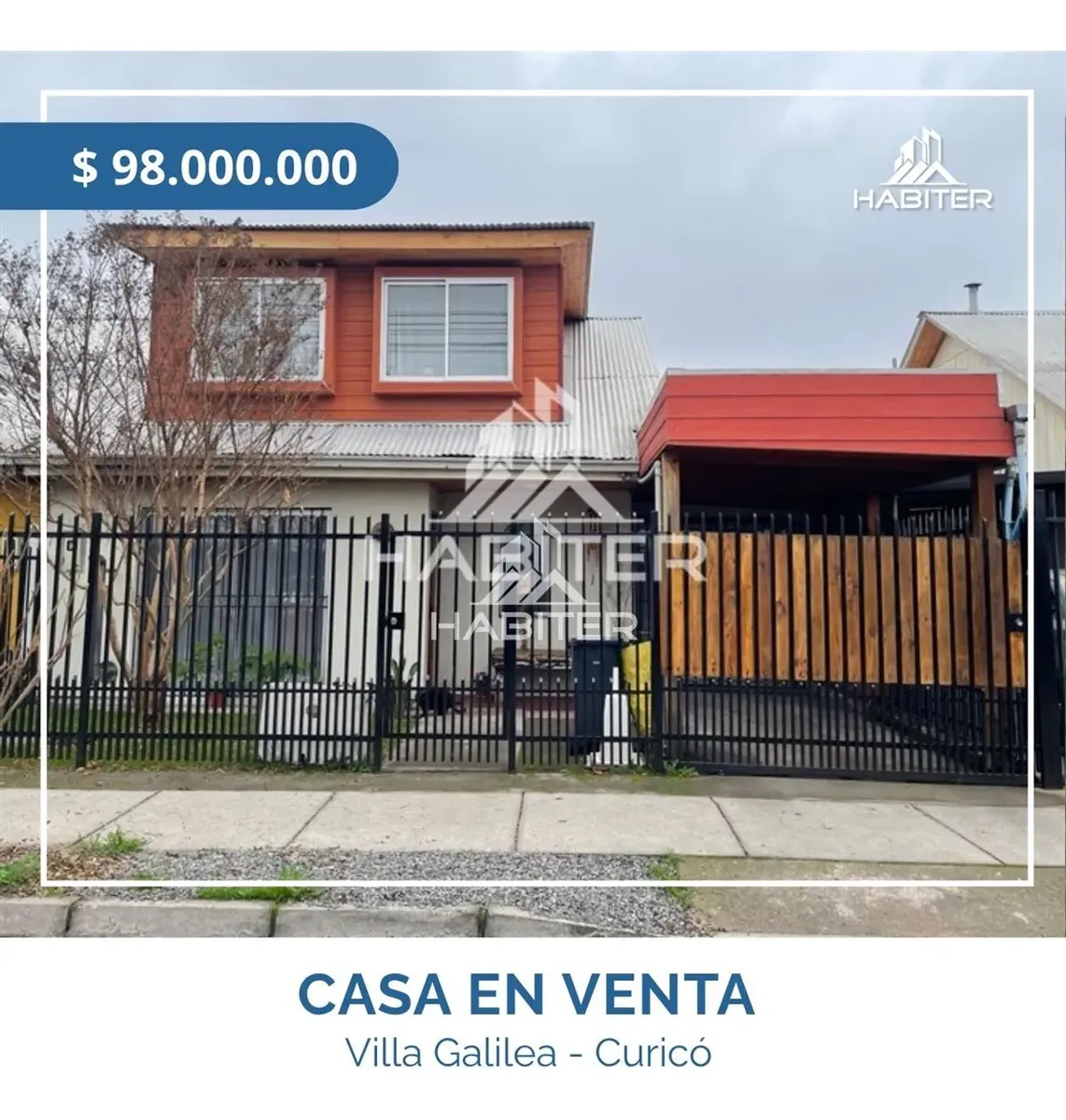 Imagen 1 de 24 de Casa En Venta De 4 Dorm. En Curicó(40121)