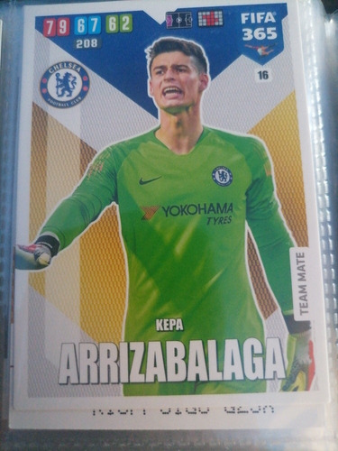 Carta Adrenalyn Fifa 365 2020 Kepa Arrizabalaga 