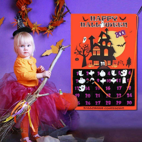 T Calendario De Adviento De Halloween, Adornos Diy,