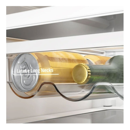 Imagem 5 de 6 de Geladeira frost free Brastemp BRE57A inox com freezer 443L 110V