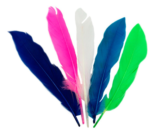 Pluma Premium Multicolor 50 Pcs Atrapasueño Souvenir Vinchas