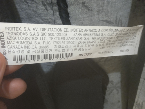 Blazer Zara Azul Oscuro Talla L Ajustado (Usado)