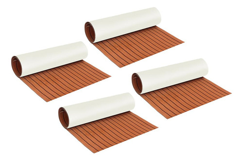 4 Piezas De Cubierta De Teca Eva De Marine De 23 X 94
