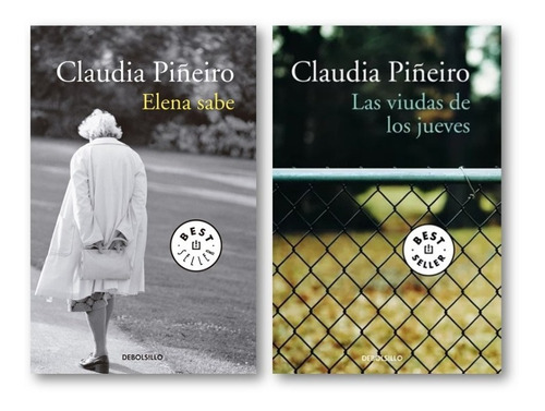* 2 Libros Claudia Piñeiro * Viuda Elena Sabe Bolsillo