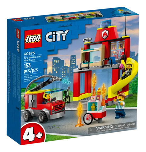 Parque De Bomberos Y Camión De Bomberos Lego City