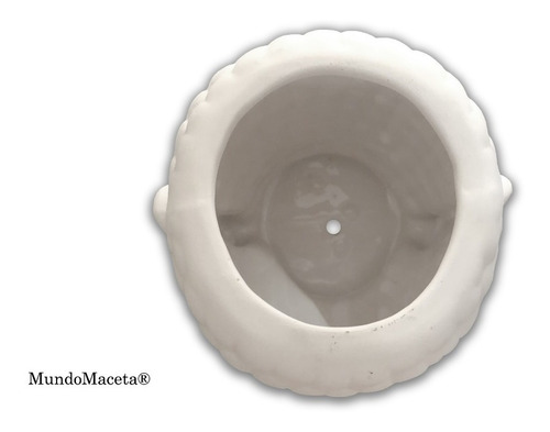Imagen 3 de 3 de 6 Cabeza De Buda #1 De Cerámica Para Pintar Maceta Zen