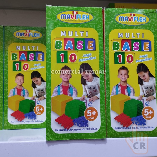 Multibase 10 Juego Didáctico En Caja 121 Piezas