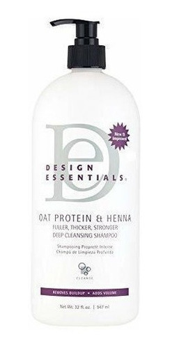 Design Essentials Avena Protein And Deep Cleansing Shampoo
