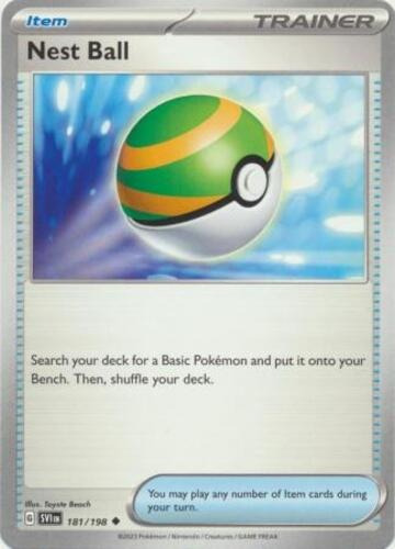 Nest Ball - 181/198 - Uncommon - Pokemon Tcg - S&v Original