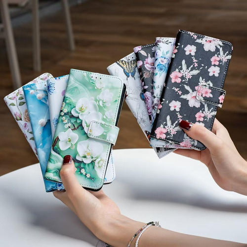 B Funda De Teléfono Tipo Cartera Para Honor X8c, Funda De Piel Sintética Con Función Atril, Ranuras Para Tarjetas,