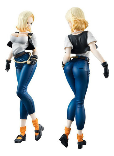 Dragon Ball Z - C18 Androide No Lazuli Figura Jeans 19 Cm