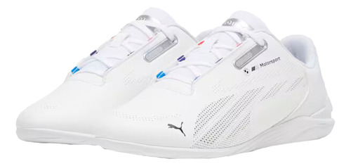 Puma Bmw Mms Drift Cat Decima 2.0 Jr Para Joven Color Blanco