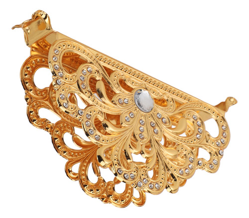 Servilletero Dorado De Metal Dorado, Exquisito Lujo Europeo